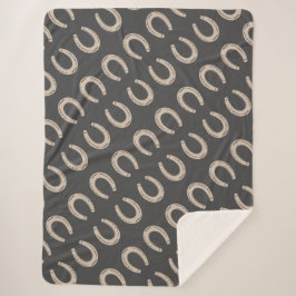 Cobertor Sherpa Sapato de Cavalo Sortudo