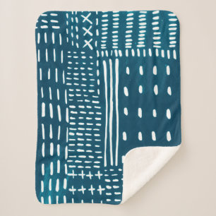 Cobertor Sherpa Sashiko