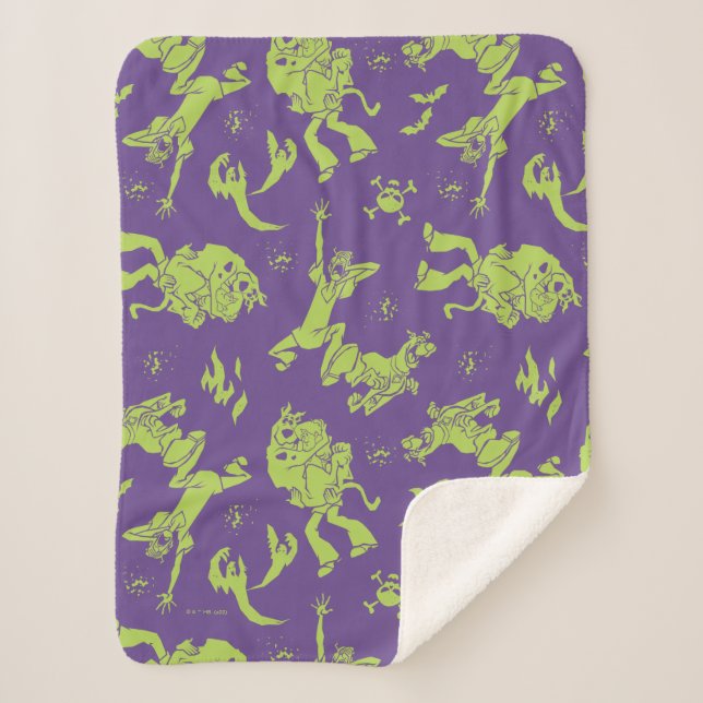 Cobertor Sherpa Scooby-Doo | Assustador e Assustador (Frente)