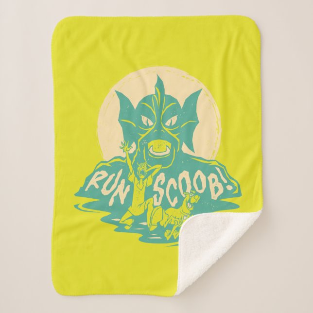 Cobertor Sherpa Scooby-Doo | Corra Scoob! (Frente)