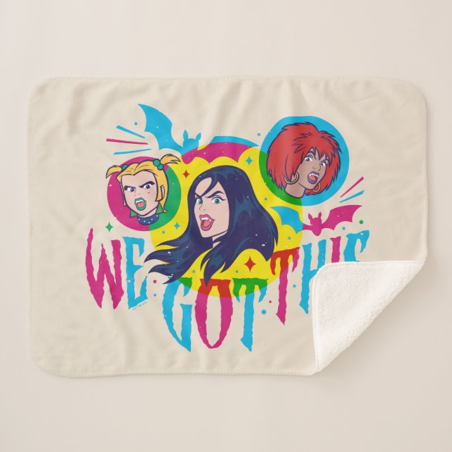 Cobertor Sherpa Scooby-Doo | Raparigas Hex Temos Isto (Frente (Horizontal))