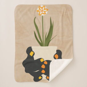 Cobertor Sherpa Segurando Esperança