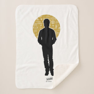 Cobertor Sherpa Seinfeld   Jerry Seinfeld Silhouette