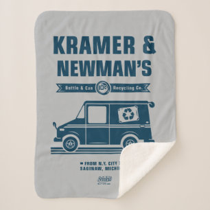 Cobertor Sherpa Seinfeld   Kramer & Newman's Reciclagem Co.