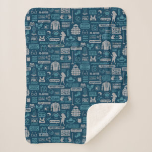 Cobertor Sherpa Seinfeld   Padrão-memória