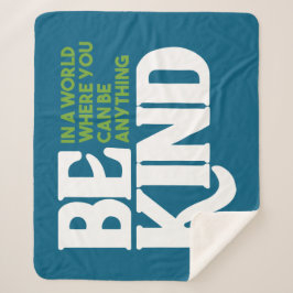 Cobertor Sherpa Seja gentil