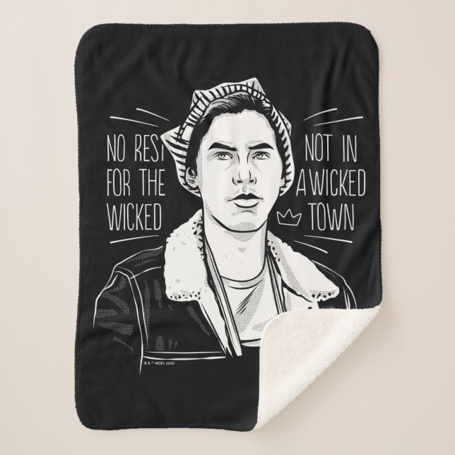 Cobertor Sherpa Sem Descanso Para Os Maus (Frente)