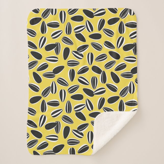 Cobertor Sherpa Sementes De Girassol (Frente)