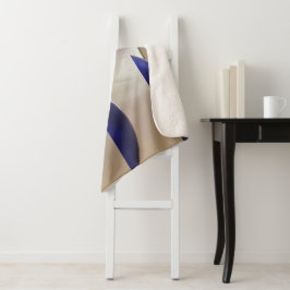 Cobertor Sherpa Semírculos de Abstrato retrorreflectores em Dourad