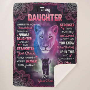 Cobertor Sherpa Sempre Que Sentimos Uma Mãe De Leão Esmagada Para 