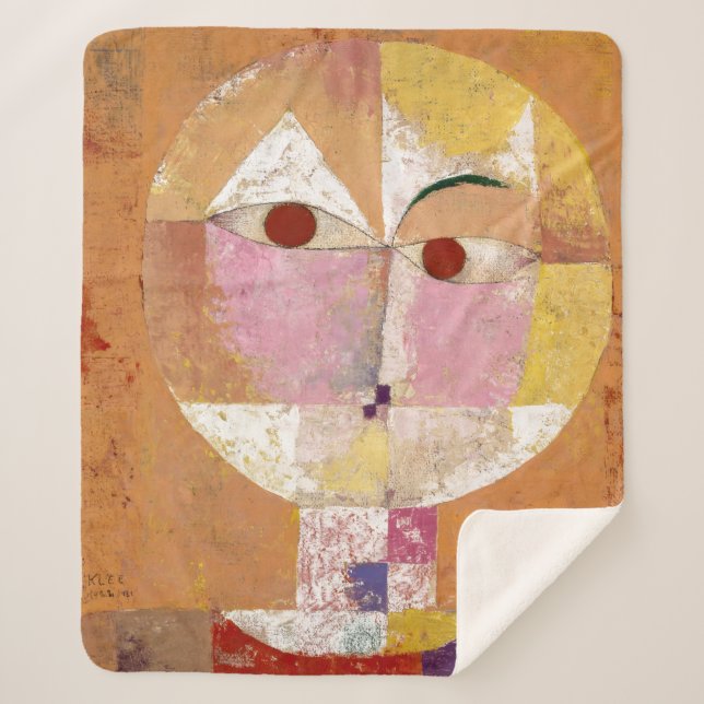 Cobertor Sherpa Senecio | Paul Klee | (Frente)