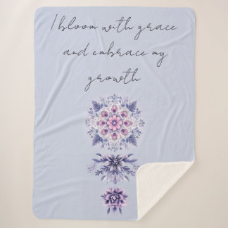 Cobertor Sherpa Serenidade Sangrenta Mandala Sherpa Blanket