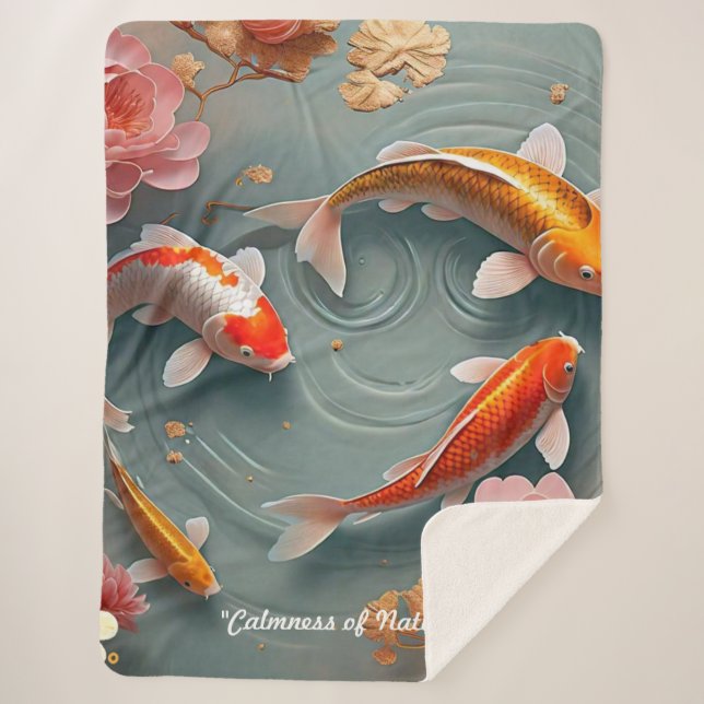 Cobertor Sherpa "Serenity's Abode" (Frente)