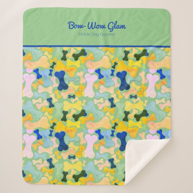 Cobertor Sherpa serviços de animais de estimação para cães (Frente)