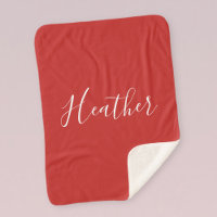 Seu Script Branco Personalizado em Vermelho