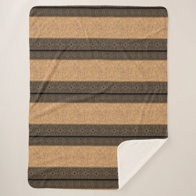 Cobertor Sherpa Sherpa Blanket-Large-Brown Yellowstone (Frente)