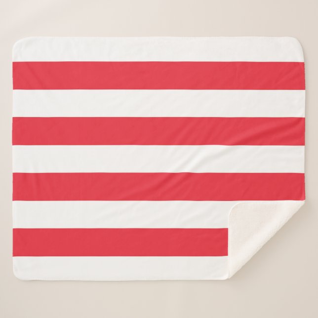 Cobertor Sherpa Sherpa Blanket Patriótico com bandeira austríaca (Frente (Horizontal))