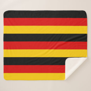 Cobertor Sherpa Sherpa Blanket Patriótico com bandeira da Alemanh