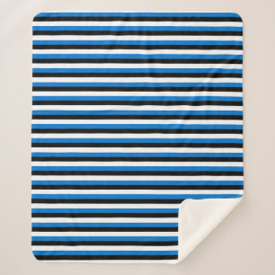 Cobertor Sherpa Sherpa Blanket Patriótico com bandeira da Estônia