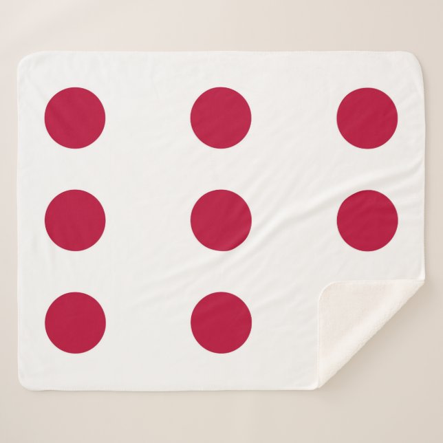 Cobertor Sherpa Sherpa Blanket Patriótico com bandeira do Japão (Frente (Horizontal))