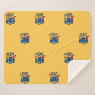 Cobertor Sherpa Sherpa Blanket Patriótico com Nova Bandeira de Ha