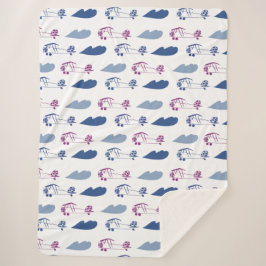 Cobertor Sherpa Sherpa Blanket Toy Plane