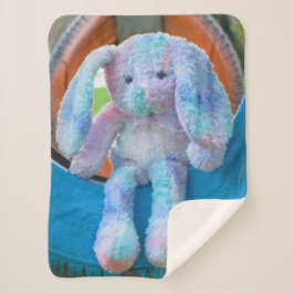 Cobertor Sherpa sherpa fleece blanket cute rabbit
