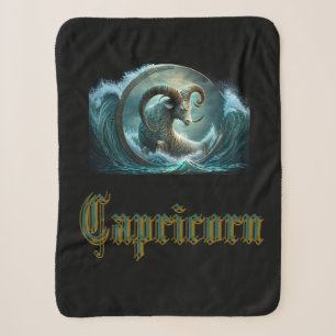 Cobertor Sherpa Signo Zodiacal de Capricórnio