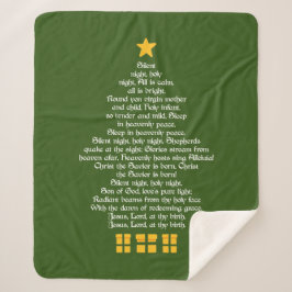 Cobertor Sherpa Silent Night