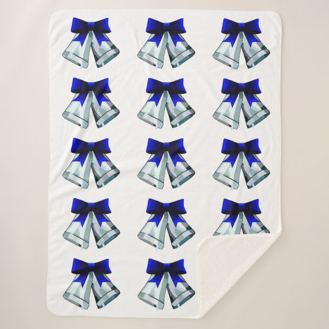 Cobertor Sherpa Silver Bells Sherpa Blanket (Frente)