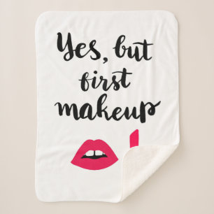 Cobertor Sherpa Sim mas primeira frase bonito da composição  