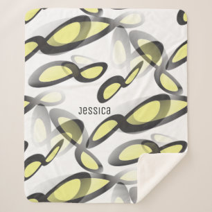 Cobertor Sherpa Símbolo do Infinito Matemático em Design Gráfico