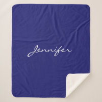 Simples Planeta Azul Moderno Midnight