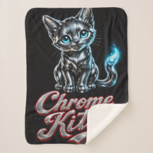 Sinal de Acrílico Chrome Kitten Perfeição Total