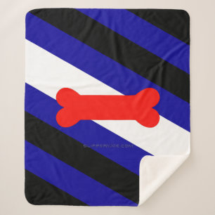 Cobertor Sherpa Sinalizador de Orgulho de Brincadeira de SlipperyJ