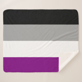 Cobertor Sherpa Sinalizador do Orgulho Asexual (Ace) (Asexualidade