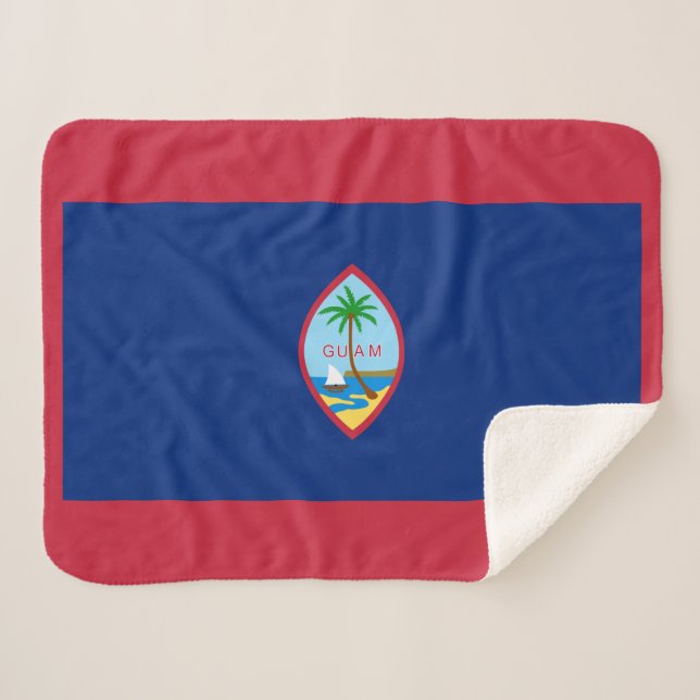 Cobertor Sherpa Sinalizador Guam (Frente (Horizontal))