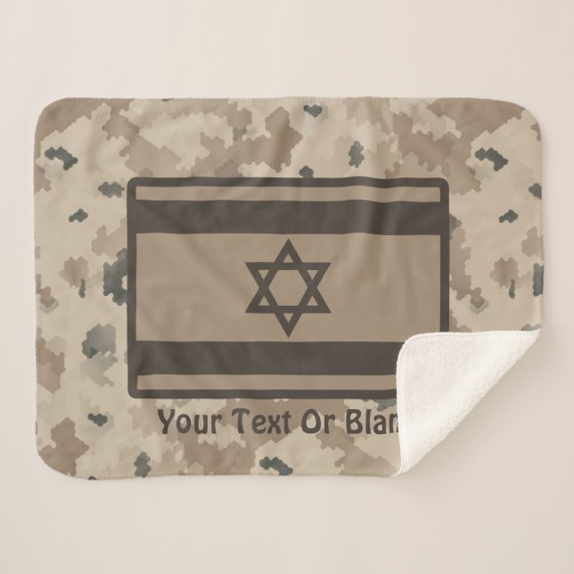 Cobertor Sherpa Sinalizador Israelita do Deserto (Frente (Horizontal))