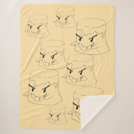 Cobertor Sherpa Sinister Flan Sherpa Blanket