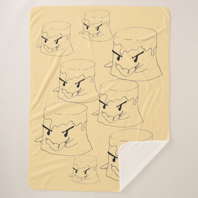 Cobertor Sherpa Sinister Flan Sherpa Blanket (Frente)
