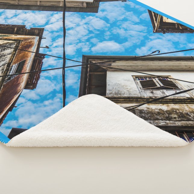 Cobertor Sherpa Sky Over Stonetown, Zanzibar (3/4)