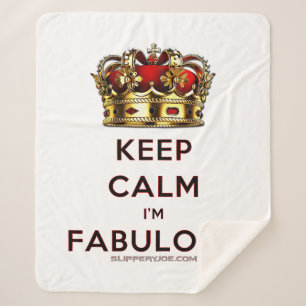 Cobertor Sherpa SlipperyJoe mantém calma, fabulosa e espetacular c