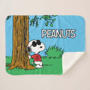 Cobertor Sherpa Snoopy "Joe Cool" Standing