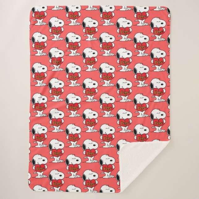 Cobertor Sherpa Snoopy Sherpa Blanket (Frente)