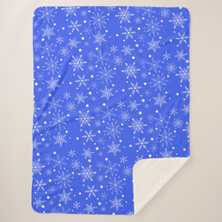 Cobertor Sherpa Snowflake Flurry Sherpa Blanket
