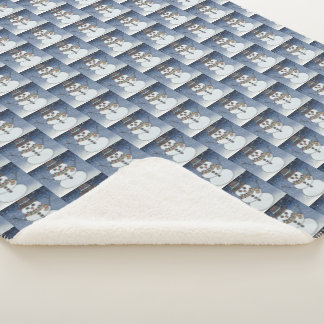 Cobertor Sherpa Snowman c/BG - Sherpa Blanket