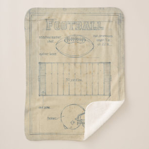 Cobertor Sherpa Sobre o Jogo - Futebol