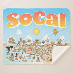 Cobertor Sherpa SoCal Médio