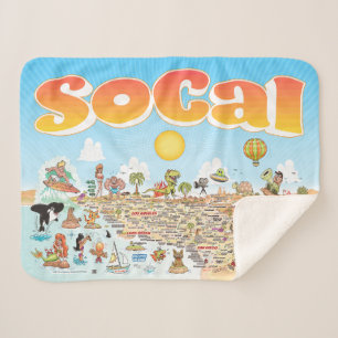 Cobertor Sherpa SoCal pequeno