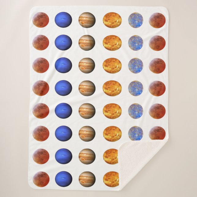 Cobertor Sherpa Sol, Lua e Estrelas Folheto 60"x 80" (Frente)